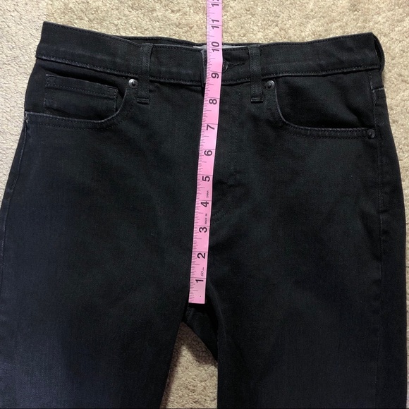 Everlane Cut Off Raw Hem Black Crop Skinny Jeans - Picture 6 of 13